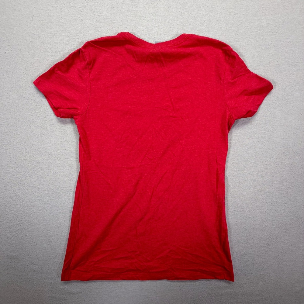 Next Level Women T-Shirt Slim Red Georgia Bulldogs Dos Equis Graphic L - Picture 6 of 7